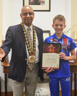 Sherfield School Boy Meets The Mayor!