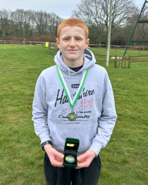 Sherfield Student Becomes Hampshire Cross Country Champion!