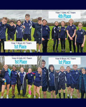 3 Gold Medals at the Basingstoke District Schools Cross Country Championships