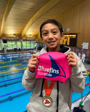 Five Medals For Young Rising Swimming Star